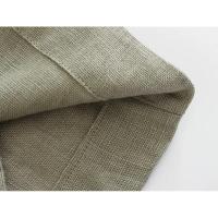 - Primavera Verano 2025 Moda Mujer Chaleco Cuello Alto con Cinturón Sin Mangas + Pantalones Largos de Pierna Ancha de Cintura Alta - details 22
