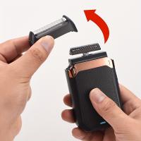Afeitadora de malla recíproca, afeitadora tipo papel de aluminio para exteriores, afeitado para hombres, viene con cuchillo para patillas - details 2