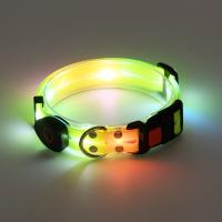 Nuevo collar luminoso LED para mascotas, correa de nailon para perros con correas de pvc - details 8