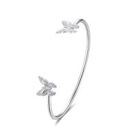 Pulsera abierta chapada en plata de cobre esmerilado para mujer, pulsera de palo dorado de moda Simple de Europa y Estados Unidos - details 8