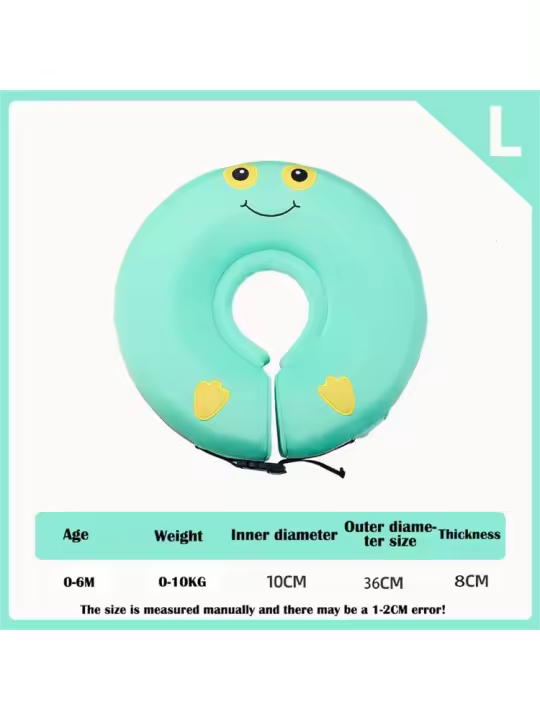 Flotador No inflable para Bebé, anillo de Cuello, paño 3D suave, Juego Infantil de flotación para Piscina, anillos de Nación para Bebé, herramienta de aprendizaje - 1