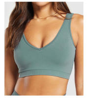 Sujetador deportivo sin costuras para mujer, ropa interior de licra, elástica, transpirable, mejora el pecho, para el día a día, novedad - details 11