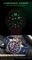 Reloj deportivo de moda para hombre, resistente al agua, de cuarzo, con esfera grande y luminosa. - details 6