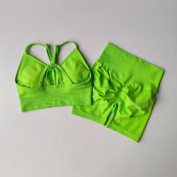 Conjuntos de Yoga de 2 uds., trajes de entrenamiento de cintura alta para mujer, ropa de gimnasio, trajes deportivos, chándal de Fitness, ropa deportiva, traje corto - details 9