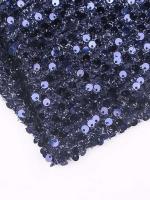Corpiño elegante de noche con deslumbrantes lentejuelas sin hombros, faldas desmontables, vestido de fiesta largo hasta el suelo. - details 23