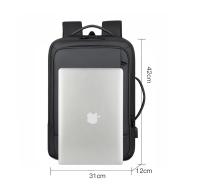 Mochila Oxford de gran capacidad para hombre, morral de viaje con carga USB, para negocios, para ordenador - details 2