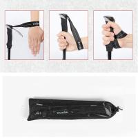 Bastones para caminar plegables, bastones de Trekking ultraligeros, senderismo, viajes, antigolpes, para montañismo, poste telescópico para correr al aire libre, 2 uds. - details 11