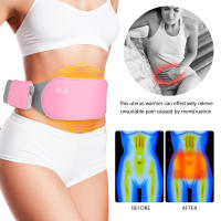 Almohadilla de calor Menstrual para mujer, masajeador eléctrico de período, alivio de cólicos vibratorios, cintura, estómago, cinturón Abdominal cálido - details 15
