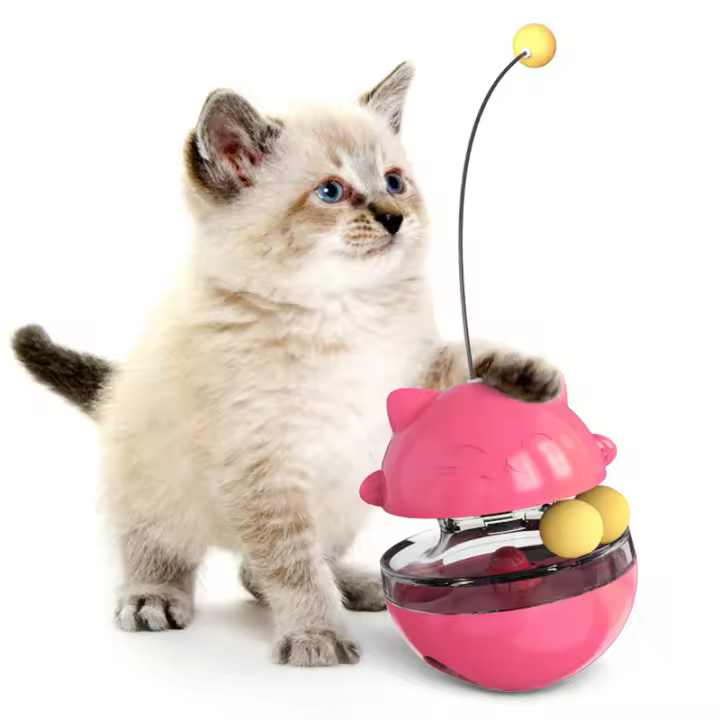 Juguete de Giro para Gatos Zihi Bola Cálida para Alimentos Suministros para Mascotas - 1