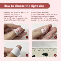 10Pcs Uñas Postizas Presión En Mano Diseño De Ojo De Gato Rojo Y Rosa Completo Cubierta Cortas De Alergias Material De Resina Uñas Falsas Pure Color Wearables - details 1
