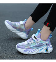 Zapatos de marca para niños, zapatillas de deporte para niñas, zapatos deportivos transpirables para niños, zapatillas de tenis cómodas informales de color rosa a la moda para uso diario - details 23
