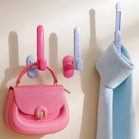 Estante de almacenamiento retráctil para cuerda para el cabello, soporte de papel higiénico montado en la pared sin perforaciones, ahorra espacio, collar de dopamina, soporte para pulsera, 2 uds. - details 14