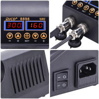 Estación de Soldadura JCD 2 en 1 750W con Pantalla LCD Digital para Reparación de Teléfonos Móviles BGA SMD IC Herramientas de Soldadura Fuente de Alimentación Eléctrica Normales Buena para DIY Caseado - details 7