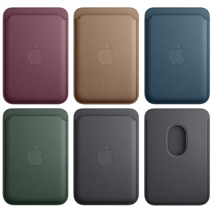 Cartera de Cuero de Lujo Apple Magsafe Funda con Porta Tarjetas para iPhone 12, 13, 14, 15, 16 Pro Max S24 Accesorios de Electrónica