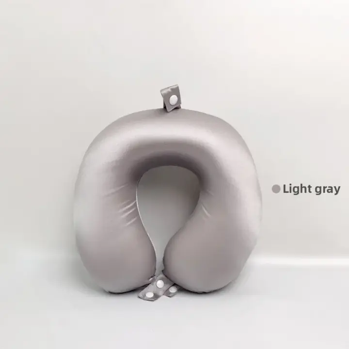 Soporte de Cuello de Seda Almohada Cervical en Forma de U Ideal para Siesta de Estudiantes - 1