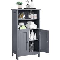Armario de Baño de Madera Organizador de Almacenamiento con Estante 50x30x92,5cm - details 8