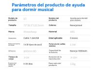 Musica dormir bebe para casa inteligente multifunción regalo - details 2