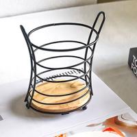 Estante de almacenamiento de palillos duradero, soporte para brochas de maquillaje para el hogar, ahorro de espacio, escurridor de palillos portátil y resistente, cesta para sala de estar - details 9