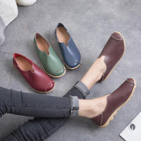 Nuevos zapatos planos informales individuales de talla grande para mujer, mocasines Doudou - details 8