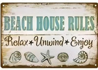 Placa de letrero de hojalata de playa de verano, decoración de pared de Metal para Bar, casa, Club de Surf, pintura decorativa, Poster8 X 12 pulgadas - details 3