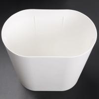 Cubo de basura de plástico estrecho para cocina, papelera tipo prensa para inodoro, cesta de basura para baño, blanco - details 5