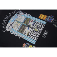 Camiseta de Verano de Algodón Puro Ajuste Suelto, Cuello Redondo, Estilo Casual para Hombres y Parejas Deportes y Moda - details 11