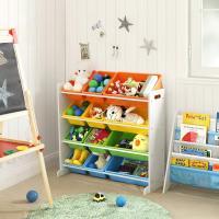 Organizador de Juguetes y Libros 12 Cajas de Color para Habitación Infantil Muebles y Organización - details 2