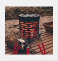 Calentador de camping, cubierta a prueba de viento para estufa, horno de calefacción de microgas resistente al desgaste - details 7