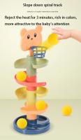 Juguetes Montessori para bebés, torre de pila de bola rodante, entrenamiento de habilidades para los dedos, juegos educativos - details 3