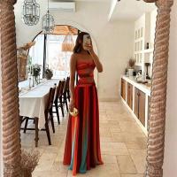 Elegante Vestido Largo sin Correas Blanco Cintura Alta Ajuste Delgado Moda de Verano 2025 - details 0
