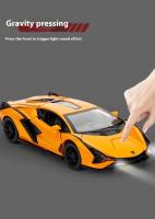 Lamborghini Sian Nuevo Coche Supercar de Aleación Modelo de Coche de Escala 1:32 Sonido y Luz - details 5