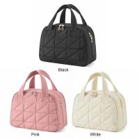 Bolso acolchado de maquillaje para mujer, organizador de maquillaje de gran capacidad, bolsa de cosméticos para artículos de tocador, accesorios, mochila de lujo de alta gama - details 4