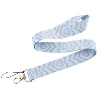 Llavero con cinta para correas, correa para teléfono móvil, soporte para etiqueta de nombre, cordón de corazón, correa para el cuello de amor, soporte para insignia, tarjeta de identificación, cuerda para colgar - details 13