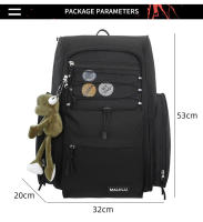 Bolsa de montañismo Montañismo para escalada al aire libre, bolsa de gimnasio deportiva con separación de ropa seca y húmeda, bolsillo para zapatos, mochila grande de almacenamiento - details 1