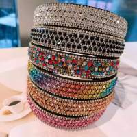 Diademas EWENSOO de Pulsera de Cristal Brillante y Perla Accesorio de Cabello de Moda para Mujeres - details 1