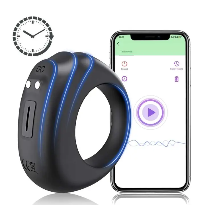 Leten Anillo Vibrante Inteligente Dispositivo para Adultos para Retrasar la Ejaculación con Aplicación de Datos - 1
