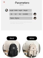 Mochila de Nylon de Gran Capacidad Universal Inserto de Bolsa de Escuela de Ocio para Hombres y Mujeres Cinturón - details 1