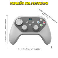 Controlador de juego para móvil inalámbrico, Joystick Hall de 1000Hz para Switch/PC/IOS/Android, Gamepad para PS4, compatible con giroscopio Turbo de seis ejes - details 8