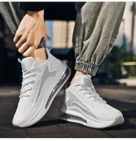 Zapatillas para correr para hombre, zapatillas informales con cojín de aire para primavera y otoño, nueva moda, transpirables, de fondo suave - details 11