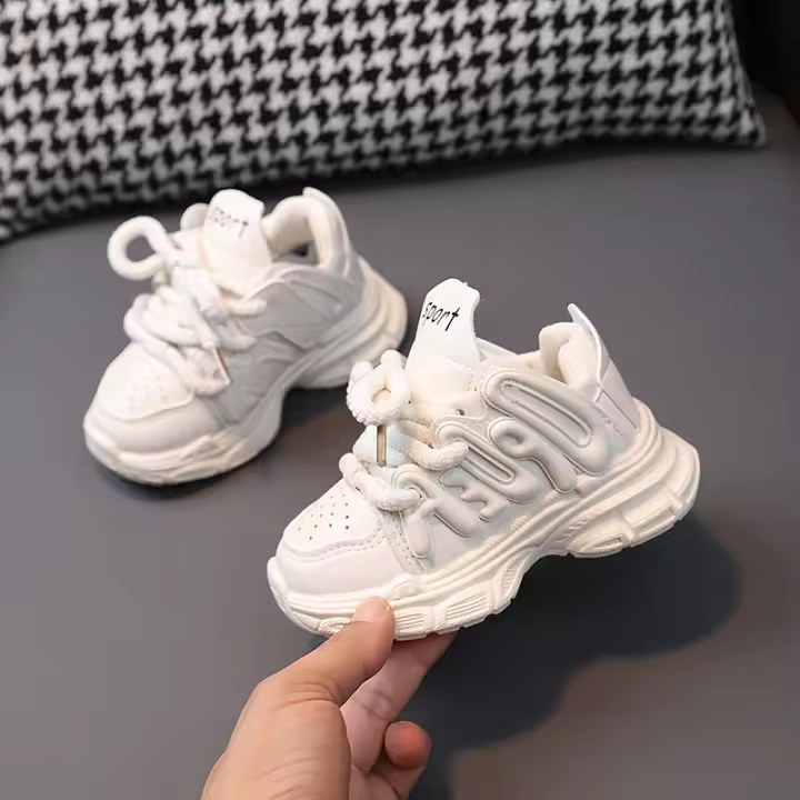 Nuevos zapatos de moda para niños zapatos deportivos para niños zapatos casuales de suela blanda antideslizantes - 1