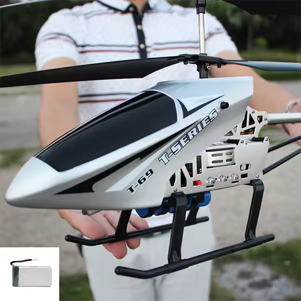 Dron de Control remoto Extra grande de 3,5 canales, 80cm, helicóptero Rc duradero, juguete de carga, modelo de Dron UAV, avión al aire libre, helicóptero - 1