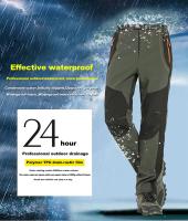 Pantalones de Vellón para Senderismo en Invierno Calentes, Impermeables, a Prueba de Viento, Suaves y Gruesos para Esquí y Camping - details 6