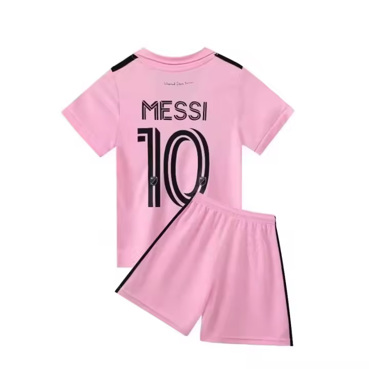 Conjunto de Ropa Deportiva para Niños Manga Corta Impresa de Secado Rápido + Pantalones Cortos - 1