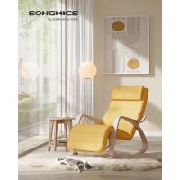 Mueble Ottoman de Madera de Abedul Mueble de Descanso Ajustable con 5 Posiciones, Carga Máxima de 150kg, Para Dormitorio, Salón Gris Claro y Natural - details 15
