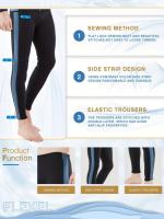 Mallas ajustadas de 3 mm para hombre, pantalones de secado rápido con protección solar para surf - details 8