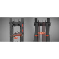 Gimnasio en Casa Ajustable Jusgym Soporte de Peso Hecho a Mano de 1200LB para Mancuernas y Mancuernas Equipo de Entrenamiento de Equilibrio - details 4