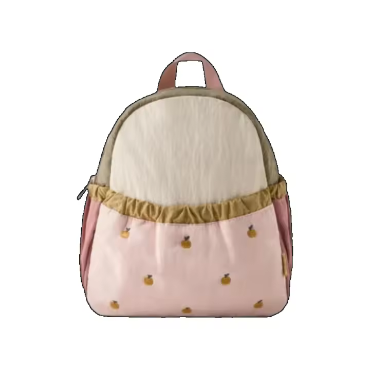 Mochila infantil bordada con flores, mochila ligera para niños, accesorios para niños, bolsa para niños - 1