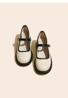 Nuevo Four Seasons Commuter francés boca ligera plataforma tacón zapatos de las mujeres británico pequeño zapatos de cuero - details 29