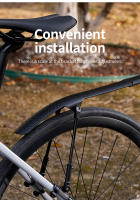 Guardabarros de Bicicleta de Carretera Rrskit Ajustable y Impermeable Manejable Plano Desmontaje Rápido 700c Eliminación de Barro - details 2