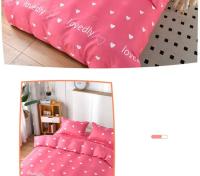 Cubierta de Edredón Floral Engrosada Tamaño Completo Queen Doble Individual con Borlas Rosa Flores Tapado para Cama Doble Sin Funda de Almohada y Sábana - details 5